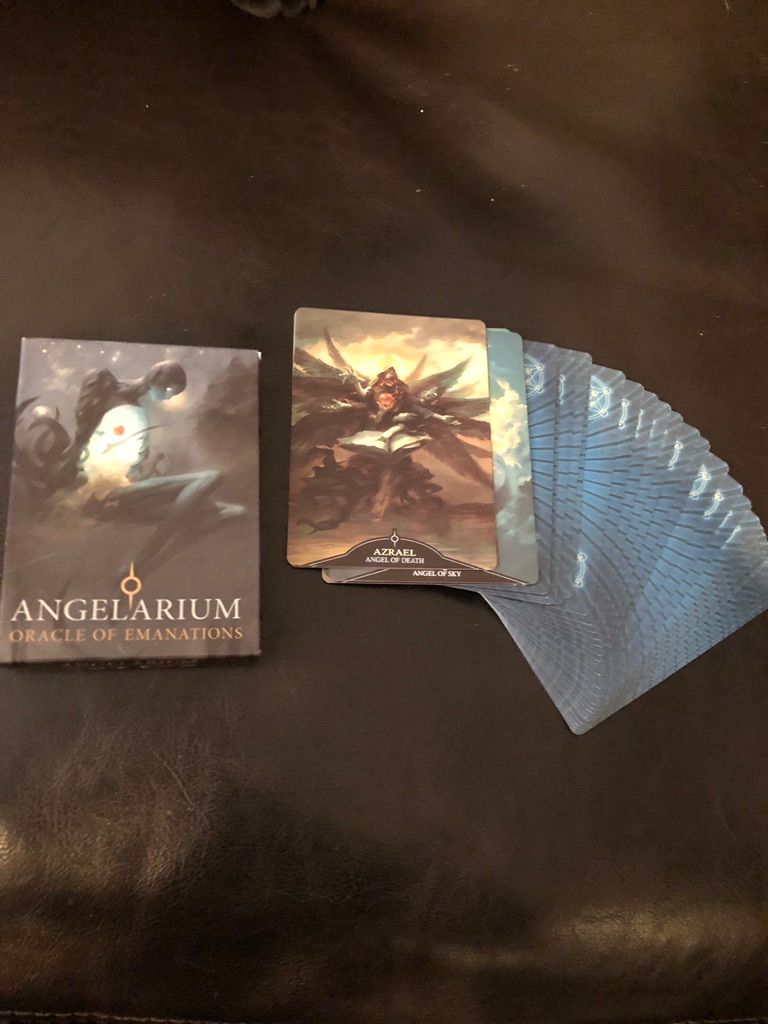 An Oracle deck which uses images of angels and the