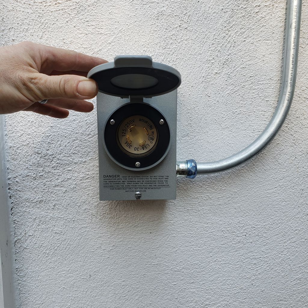 Outdoor Generator Plug