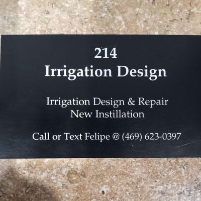 Avatar for 214 irrigation design