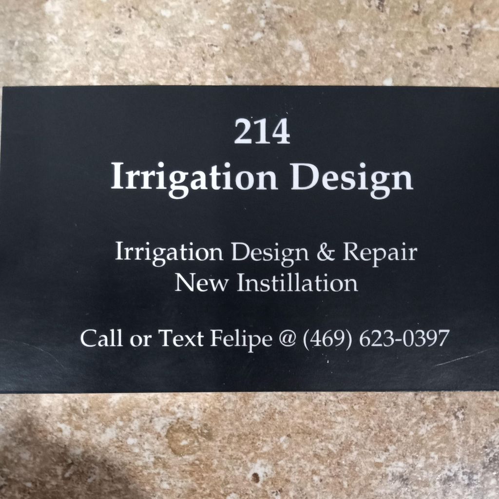214 irrigation design