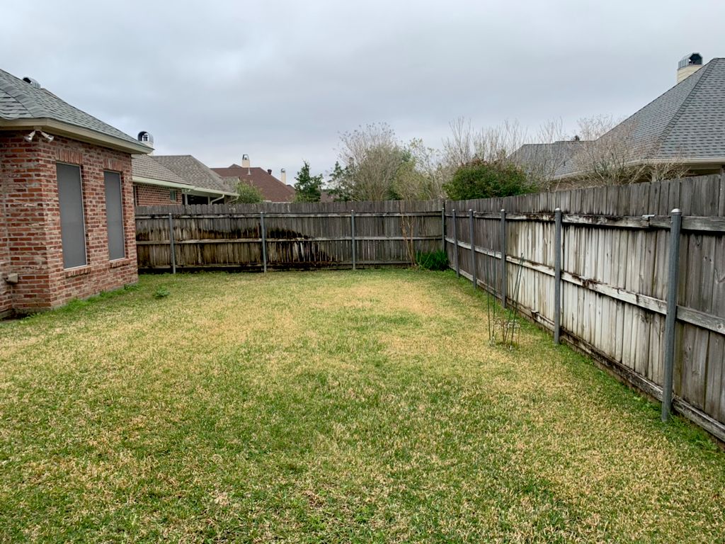 The customers wanted this old fence cleaned up bef