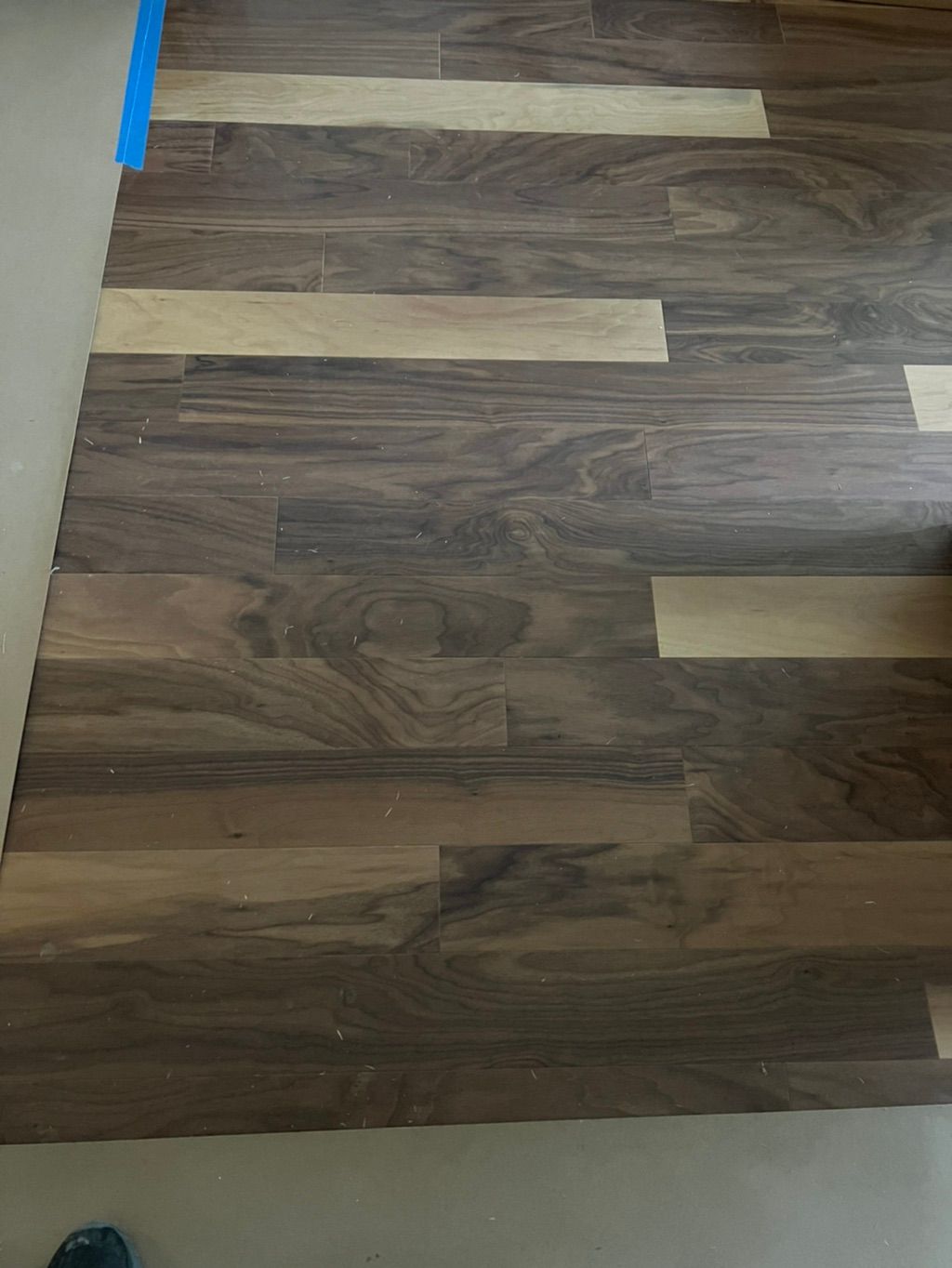 Glue down hardwood floor (pre finished)