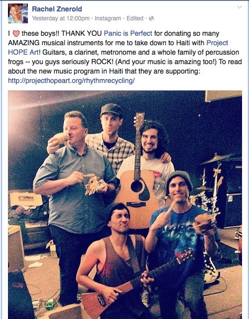 Donating some instruments to a good charity