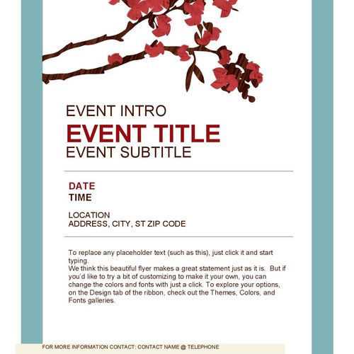 Events Flyer