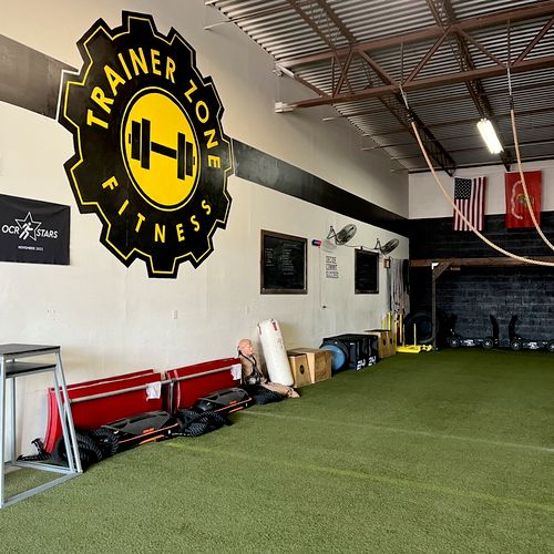 The gym space 