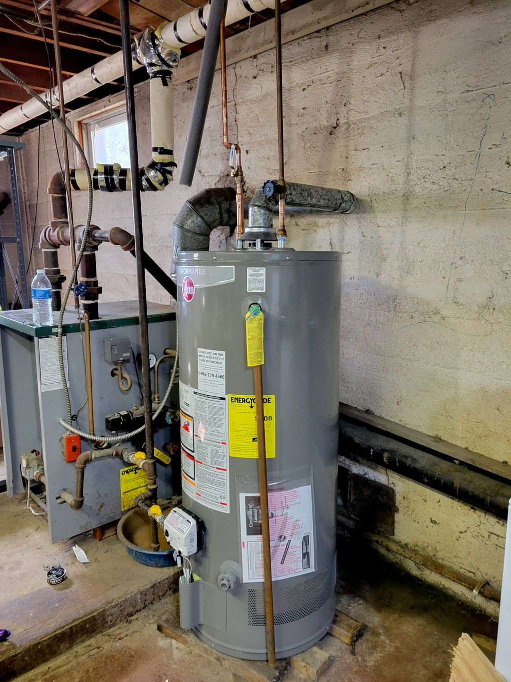 40 Gal Water Heater Install