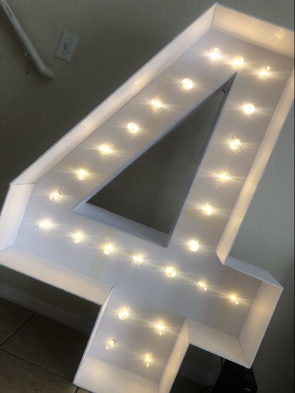 Foam Board Marquee #4