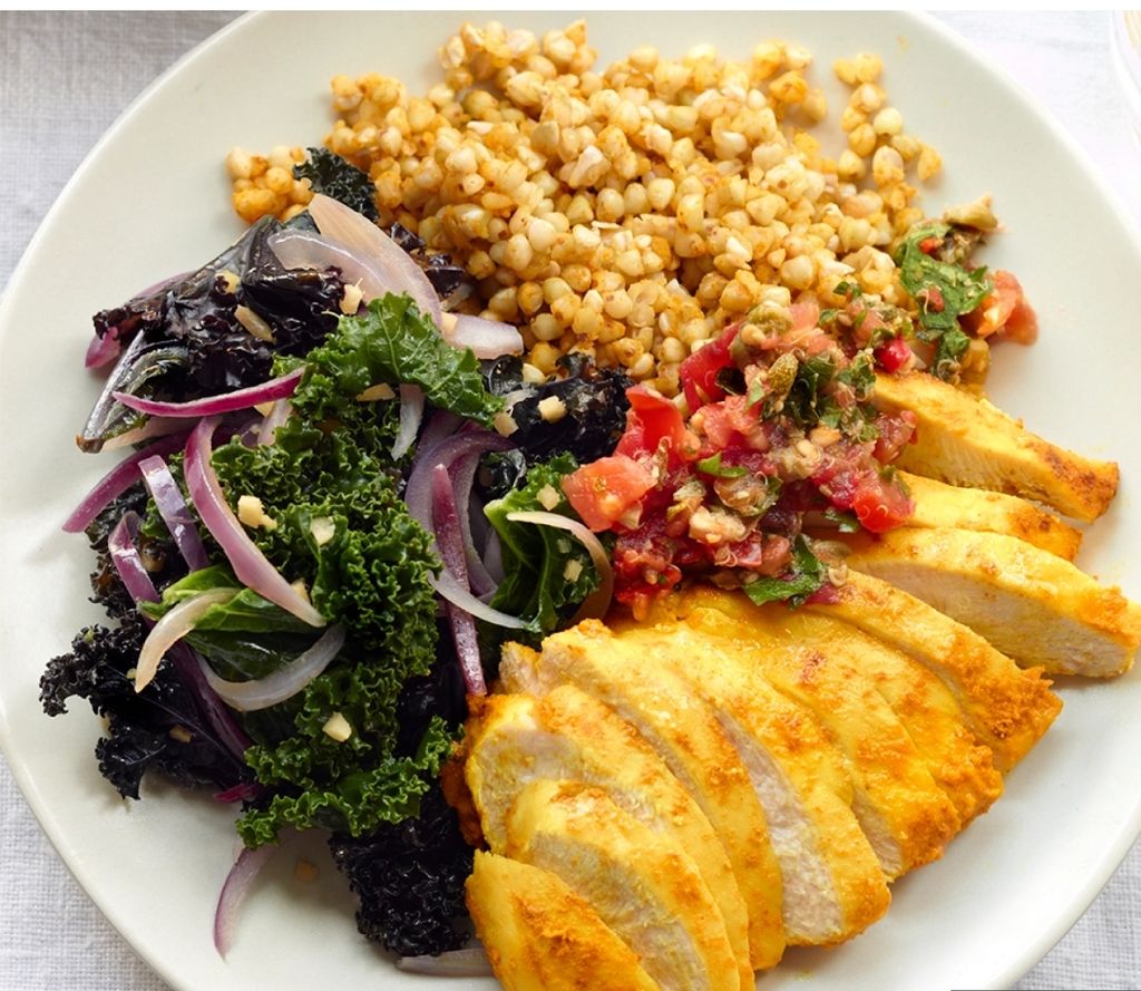 A dish full of phytonutrients! Turmeric Chicken 