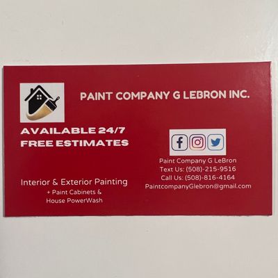 Avatar for Paint company G lebron inc.