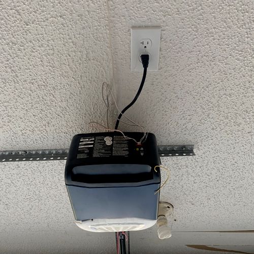 Needed an outlet installed in order to have the ga