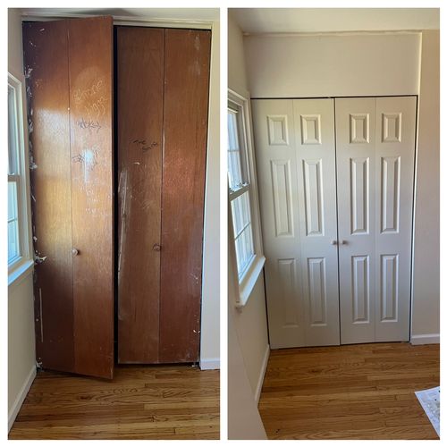 Before and after , Totally upgraded my closets !! 
