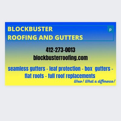 Avatar for Blockbuster Roofing