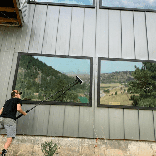 Me cleaning more windows!