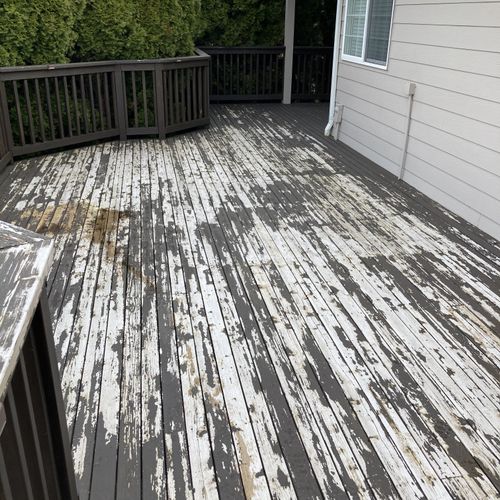 Deck Staining and Sealing