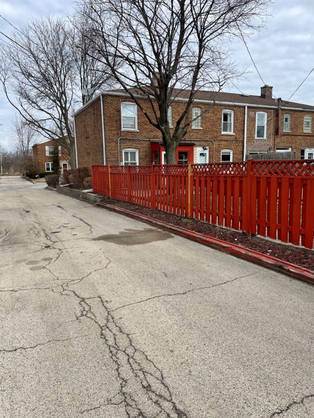 We had a leaning fence on our rental unit. Robert 