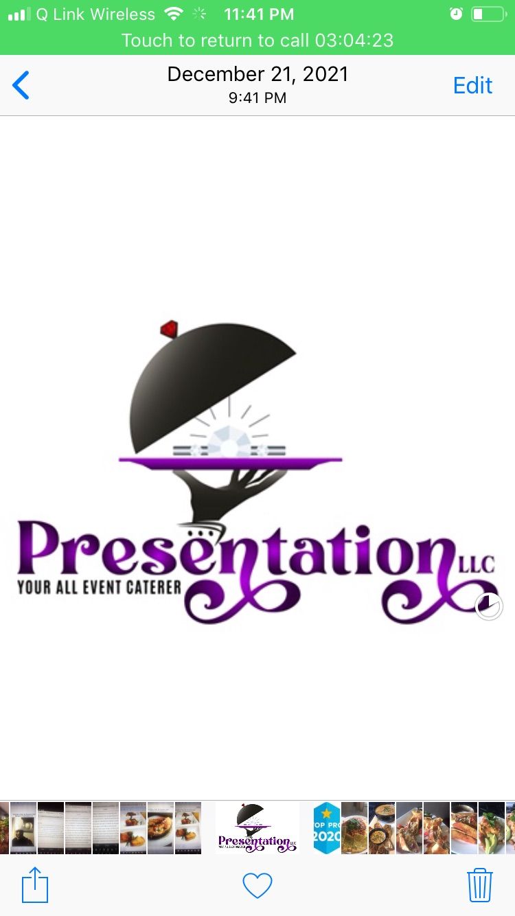 Presentation LLC Your all event caterers