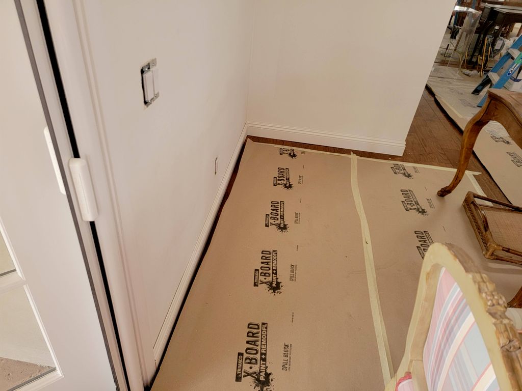 New baseboards and Paint