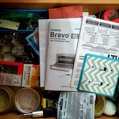 Utility Drawer- Before 