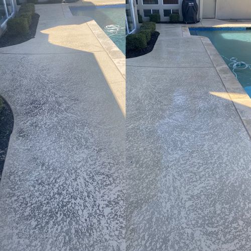Jimmy did an incredible job pressure washing our p