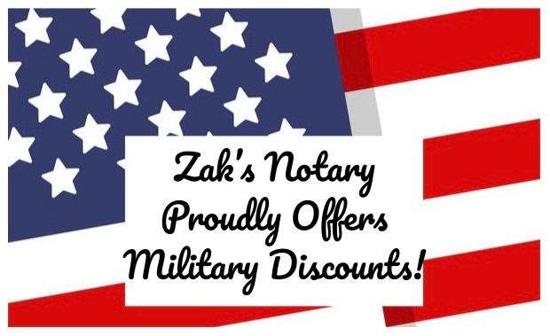 Zak's Notary Offers 25% off Any Notary Services fo