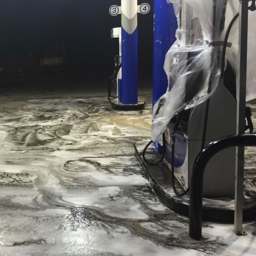 Bio-cleaning did a pressure washing job on our Gas