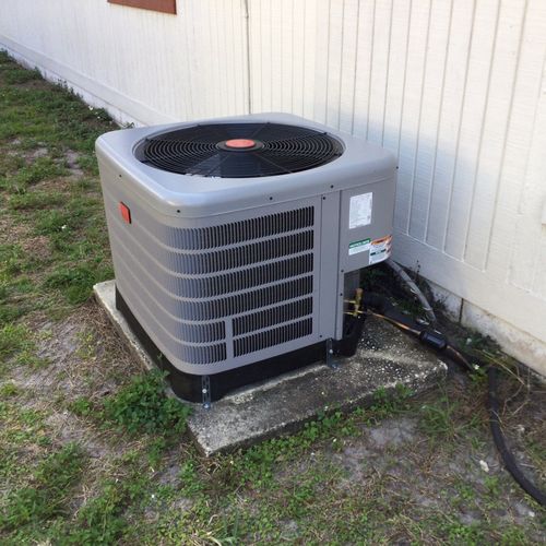 I had my whole AC unit replaced and they did a gre