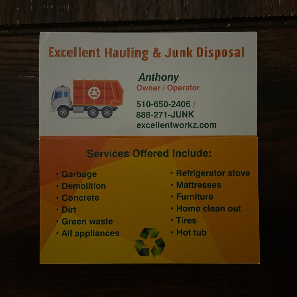 Excellent Hauling & Junk Disposal
