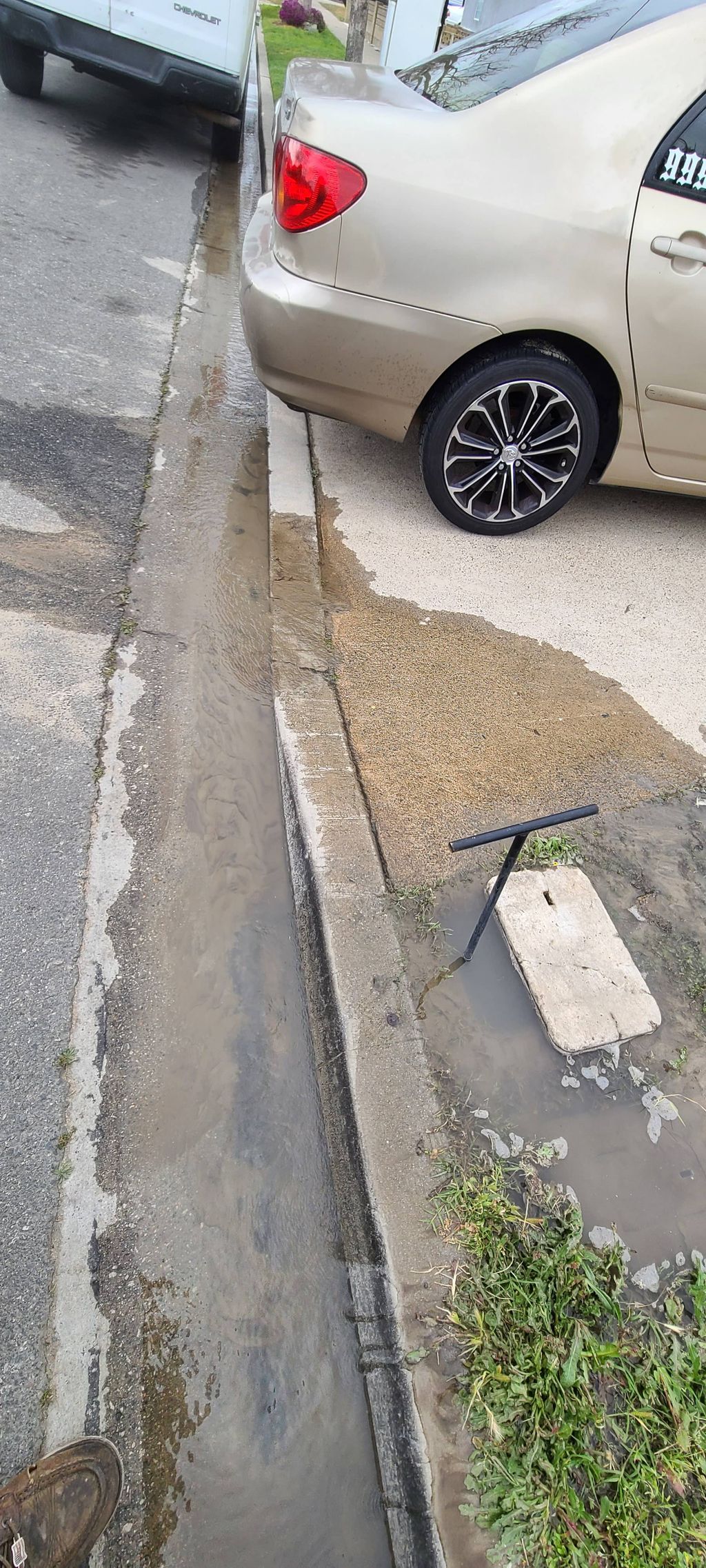 street curb leak