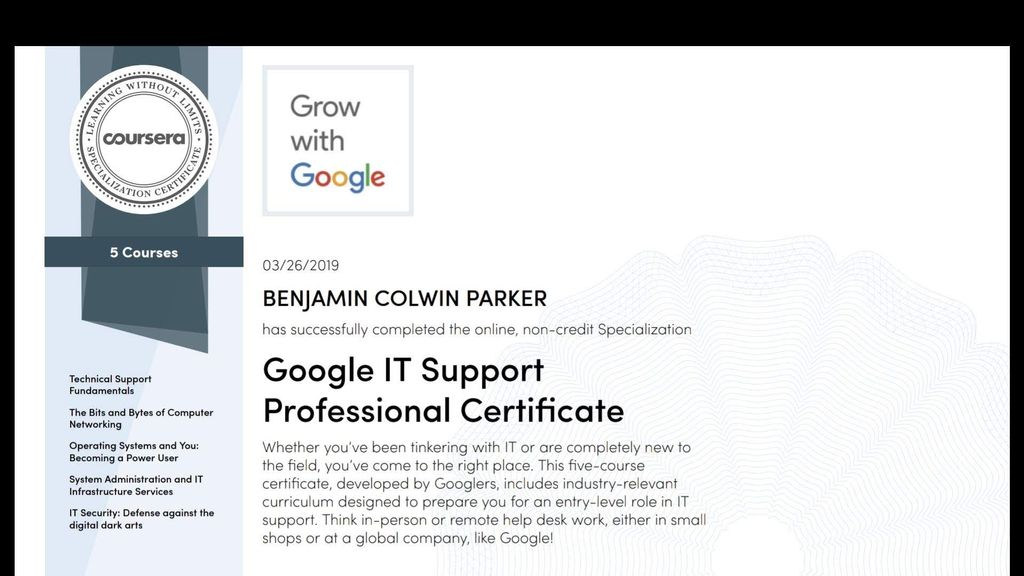 Google Certification