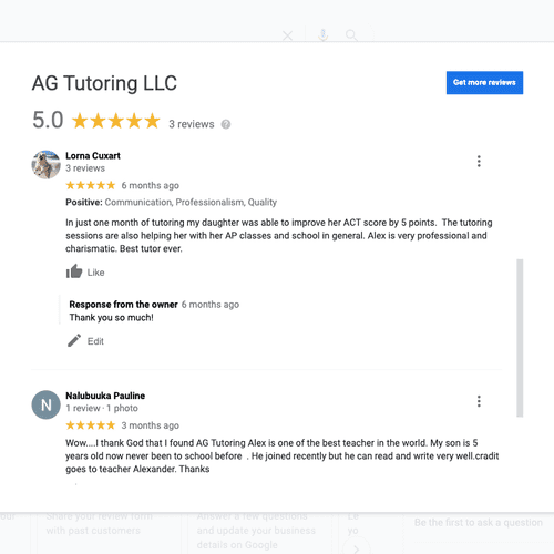 Google Review #2
