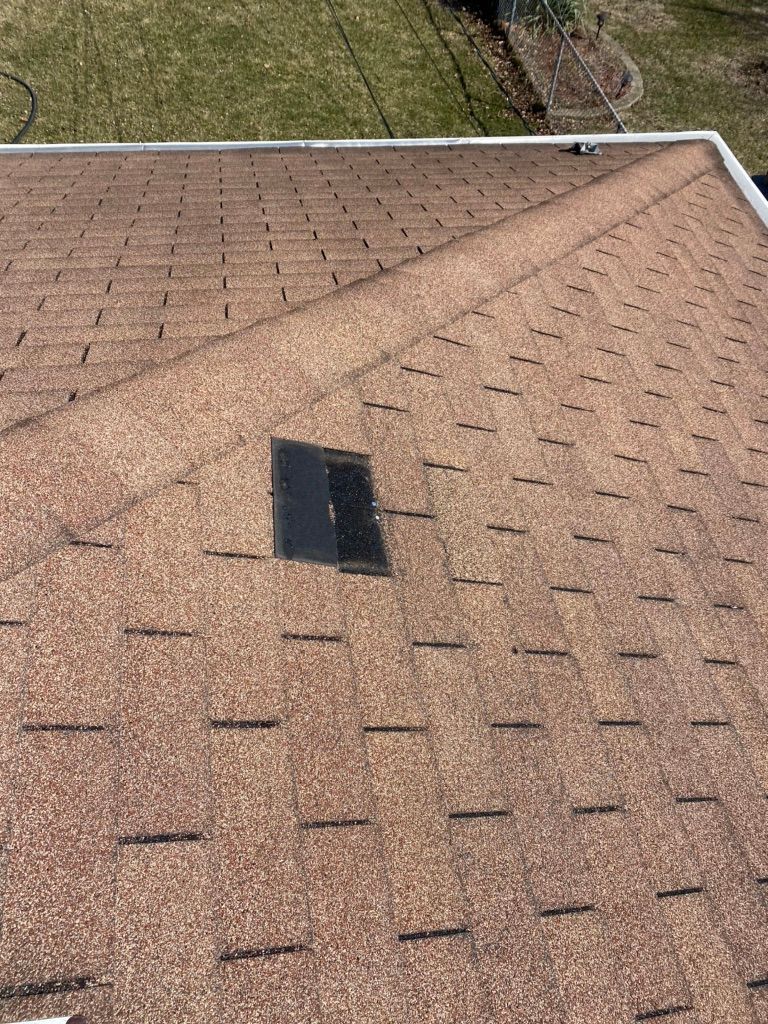 Missing shingle (before)