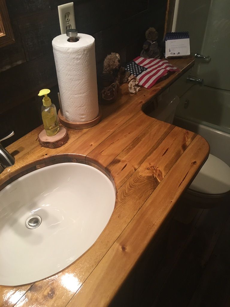  Custom bathroom counter top 
