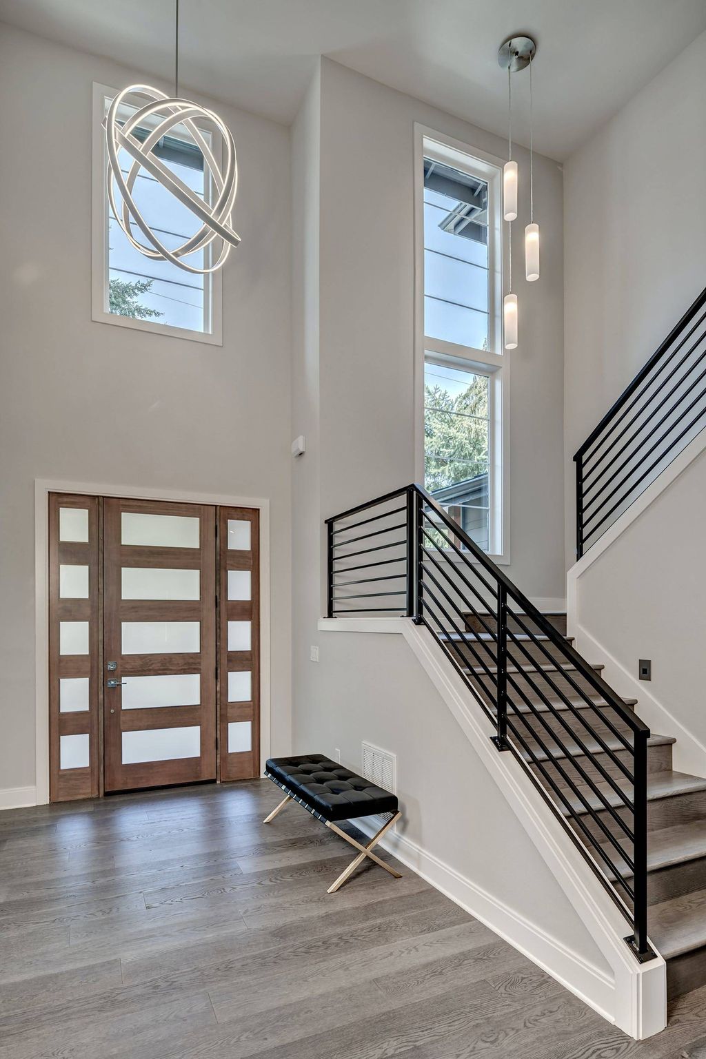 Finished new construction custom home build