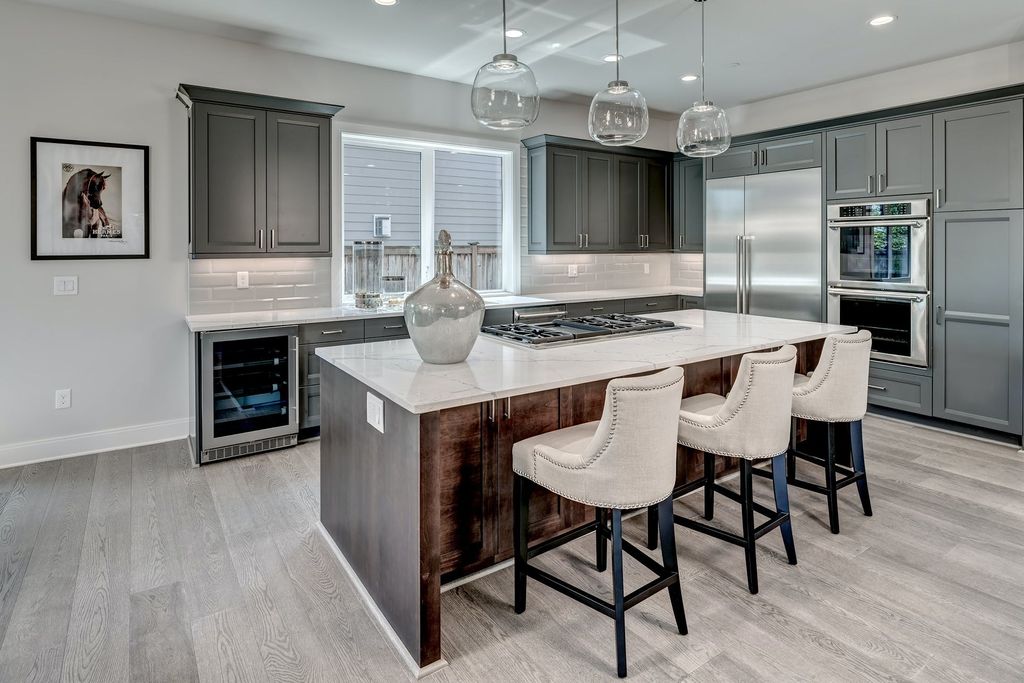 Finished new construction custom home build