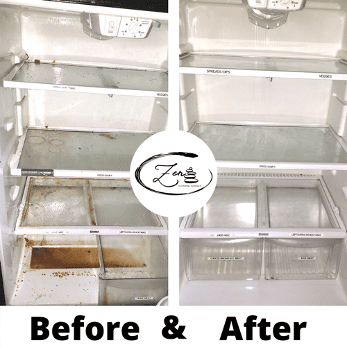 Before & After- Refrigerator