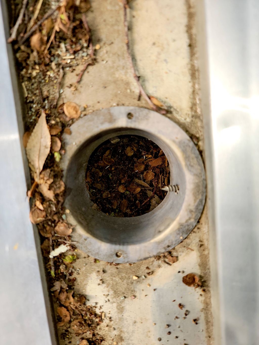 Before gutter service