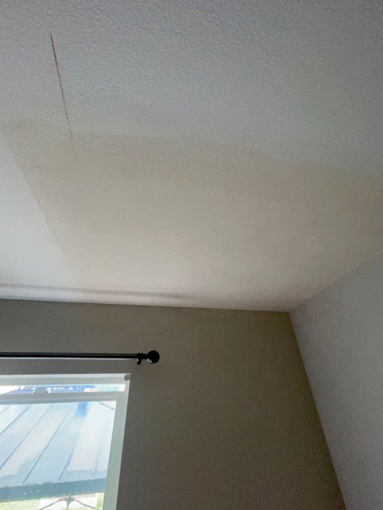 Ceiling patch 48” x 36” after 