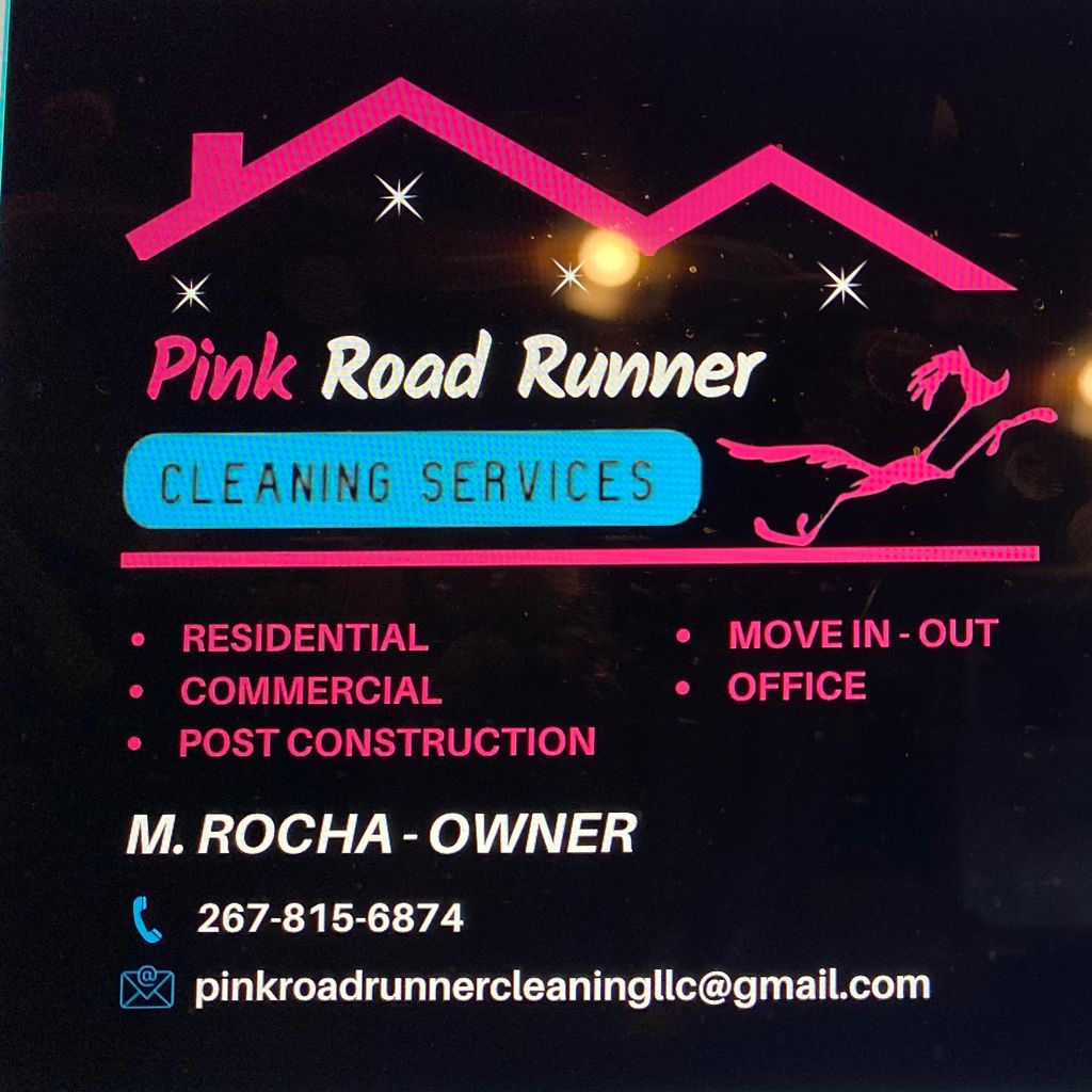 Pink road runner cleaning services