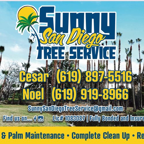 Sunny San Diego Tree Services Profile Picture