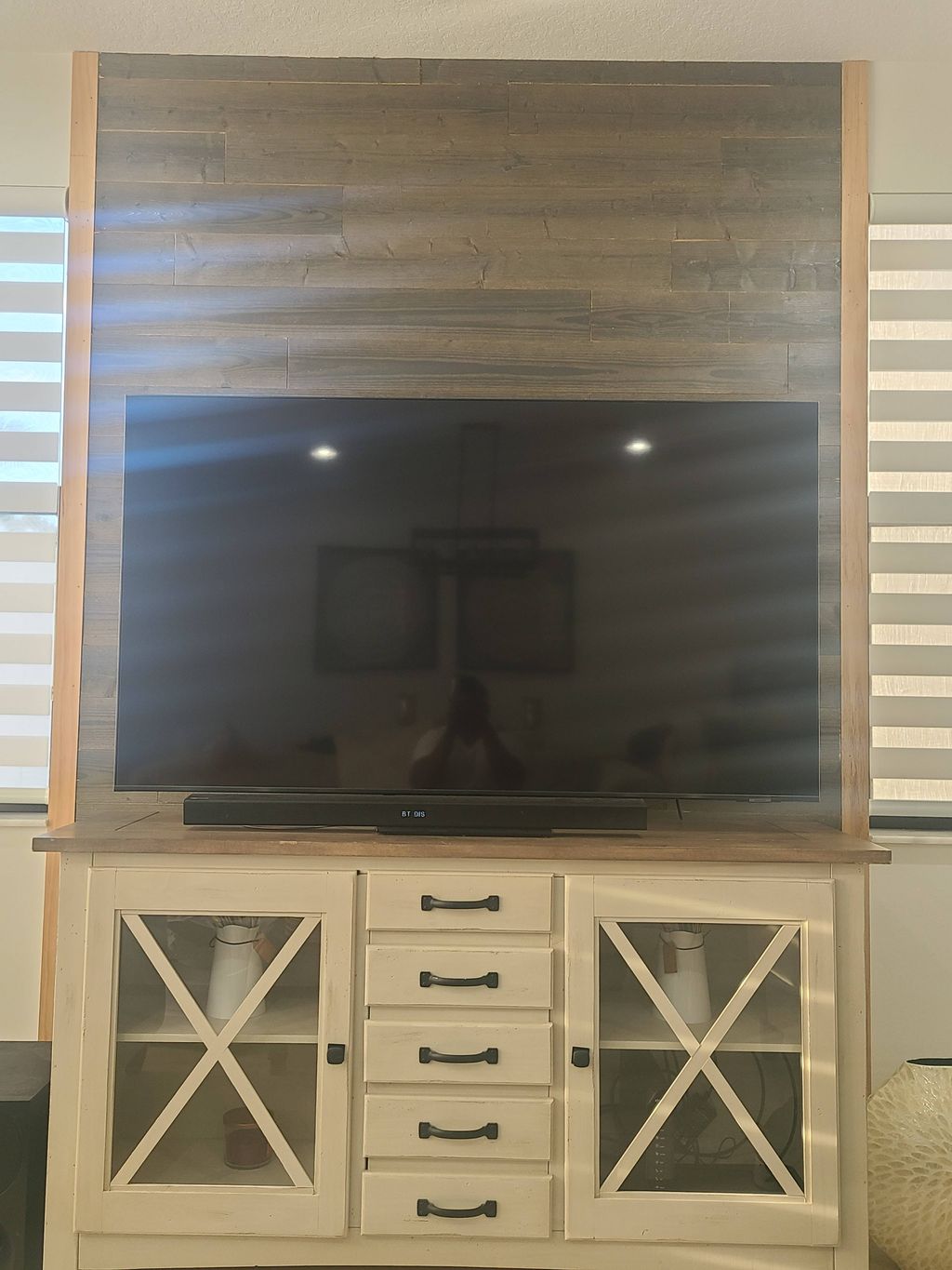 Wood panel installation 