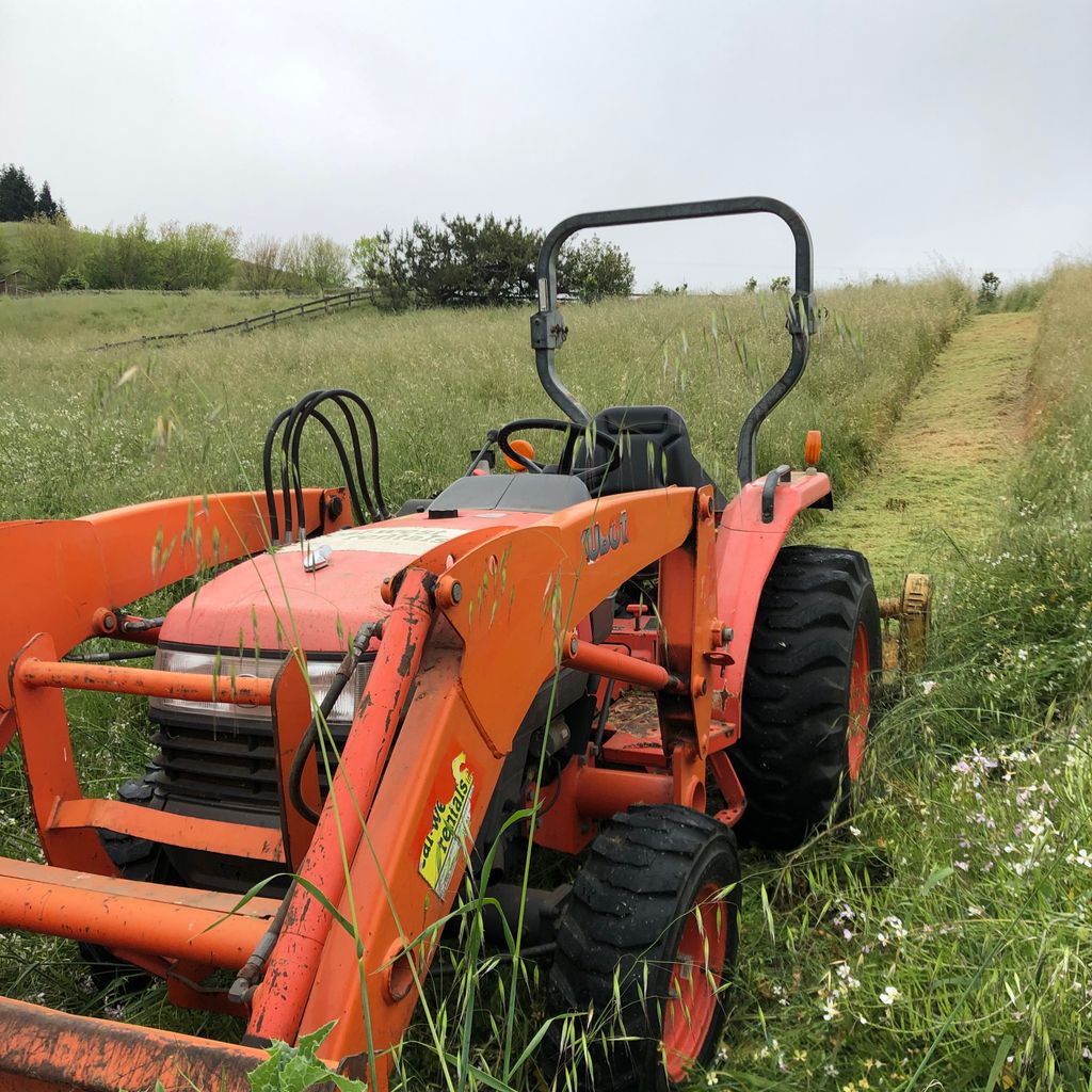 High weed mowing
