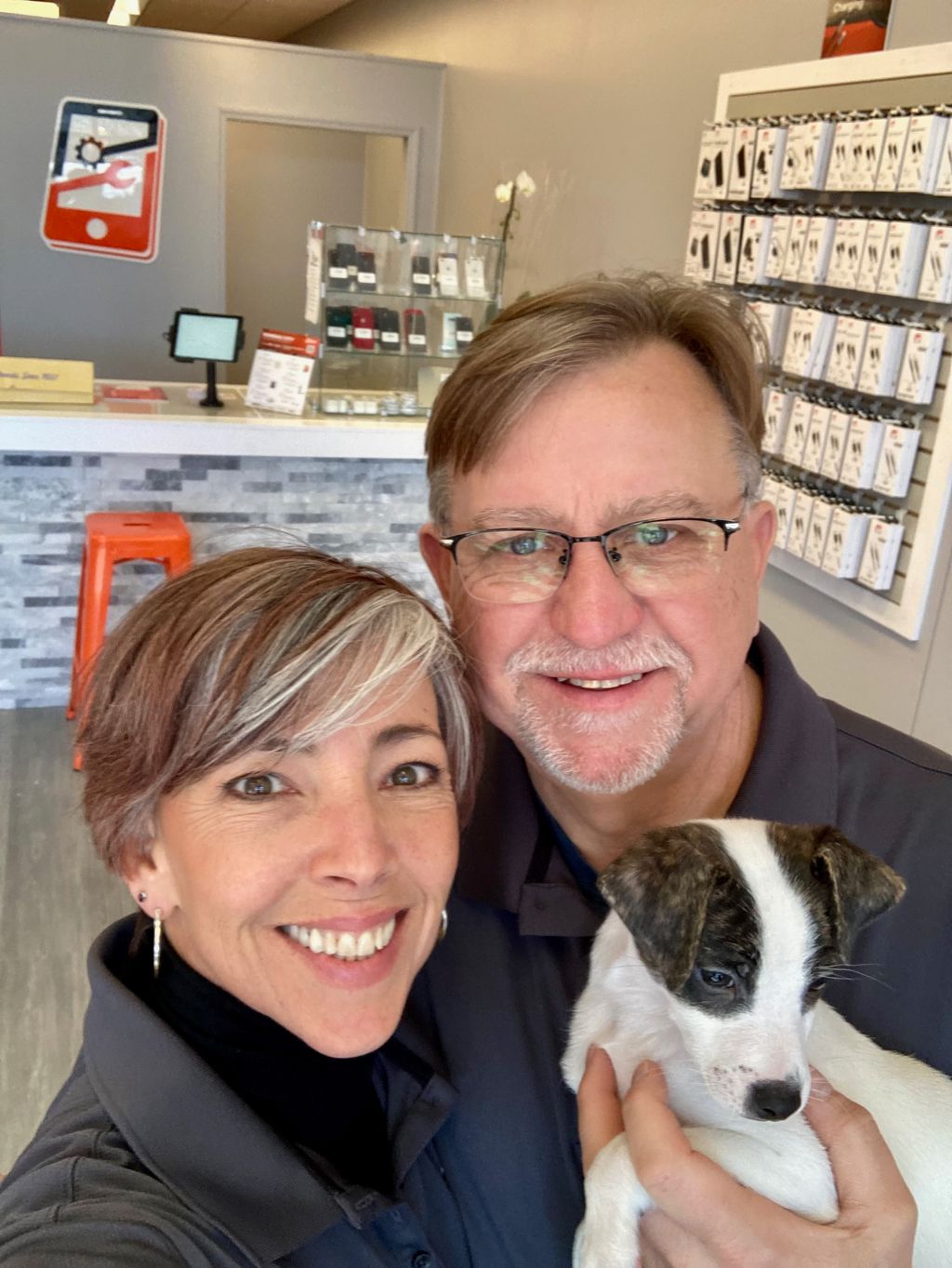 Tom and Mary, local franchise owners