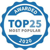 2020 Top 25 Most popular Award