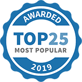 2019 Top 25 Most Popular Award