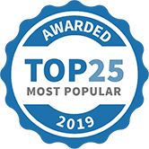 2019 Top 25 Most Popular Award