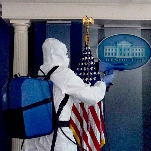 Disinfecting The White House Using The Same Equipm