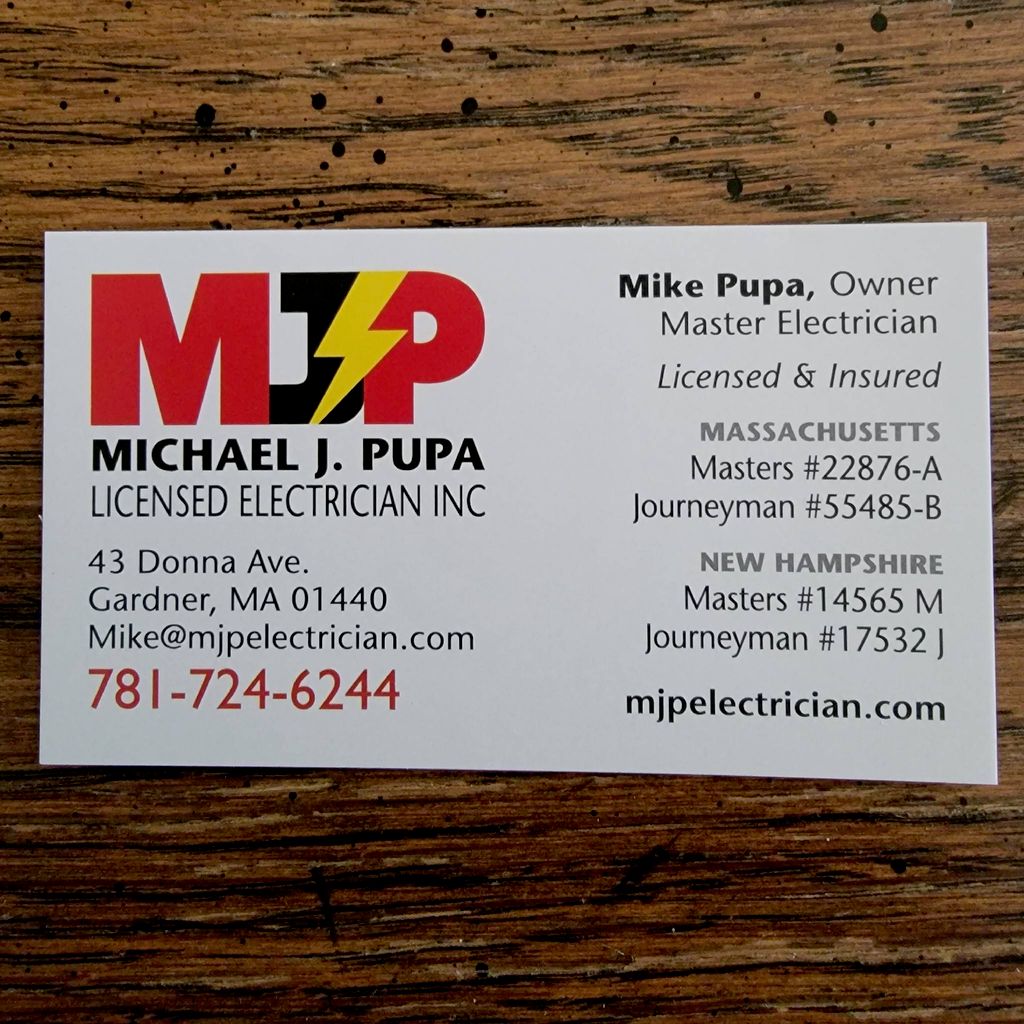 Michael J. Pupa Licensed Electrician Inc