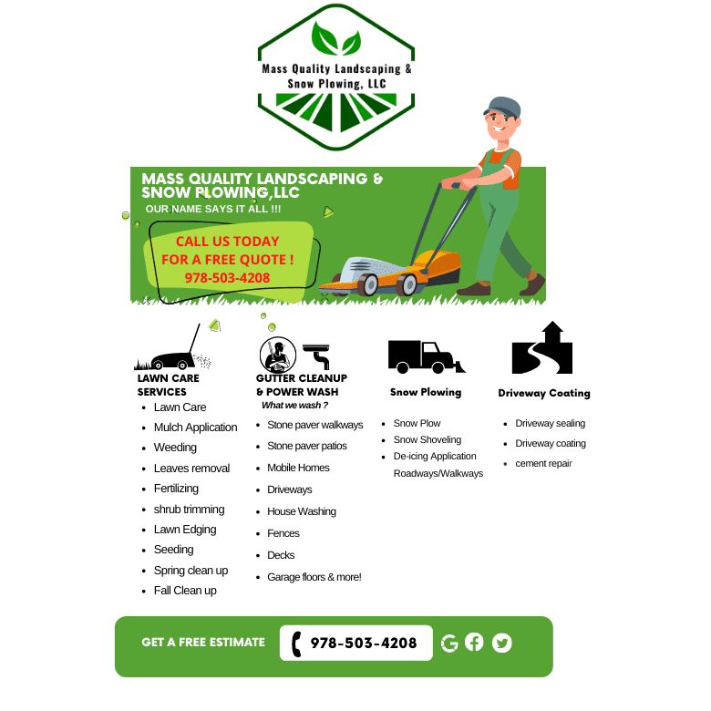 Mass Quality Landscaping & Snow Plowing, LLC