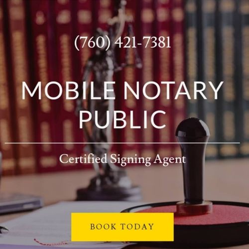 Mobile Notary Public and Signing Agent 
