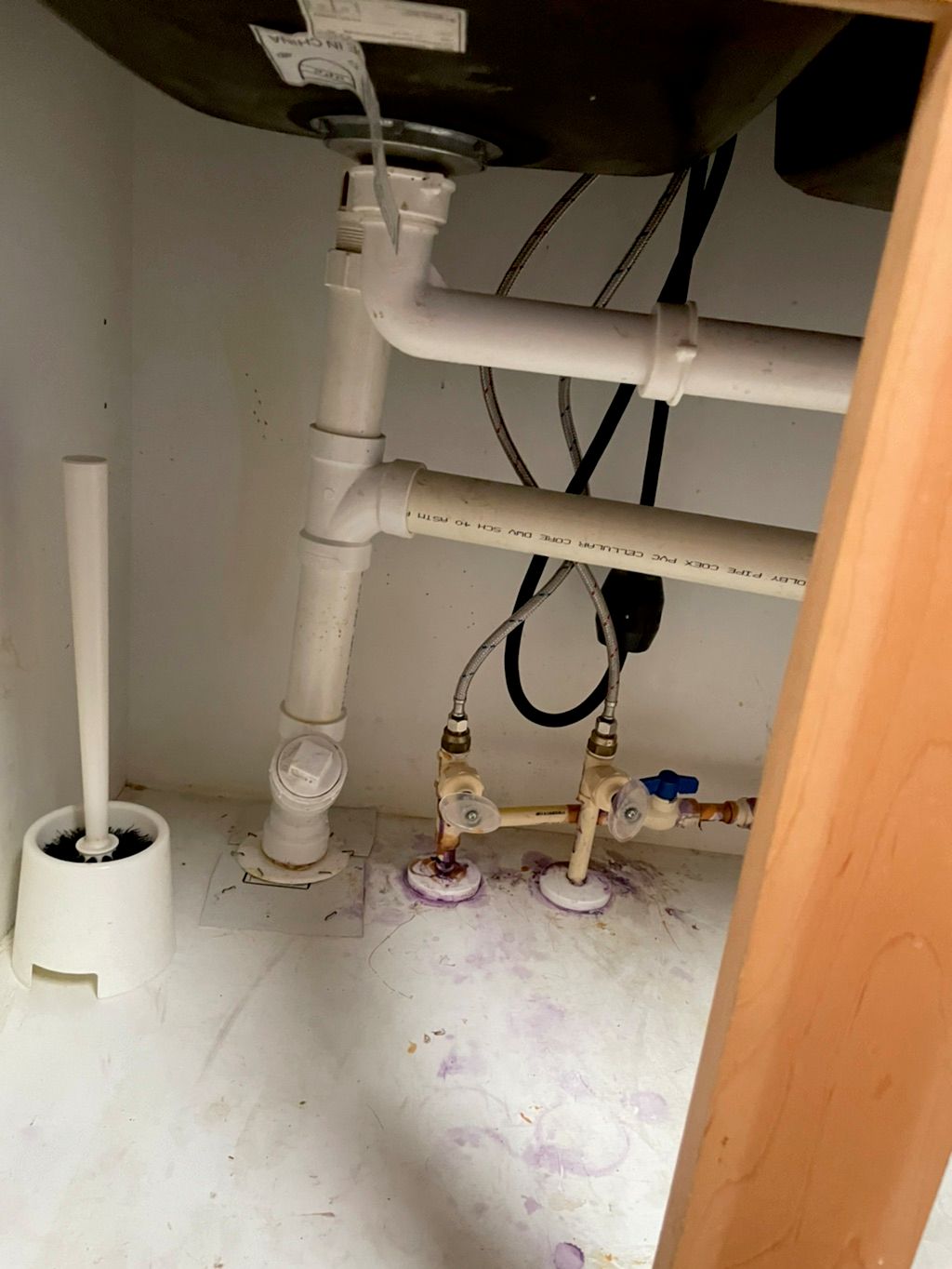 Garbage Disposal Installation (Before)